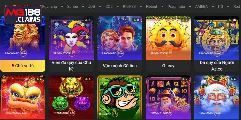 Nổ hũ MG188 hướng dẫn rõ ràng