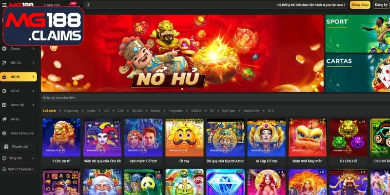 Sảnh slot game hấp dẫn